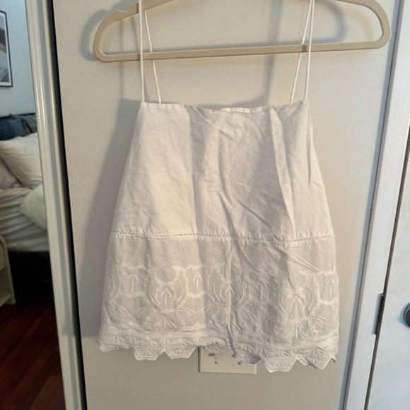 ZARA LACE SHORTS WITH HEMSTITCHING - Picture 5 of 5